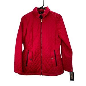 Pendleton Heritage Quilted Jacket size XS Women Cranberry Red Full Zip NWT